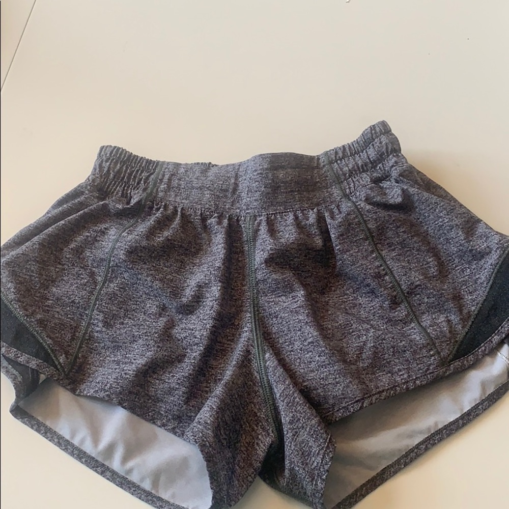 grey Lulu lemon shorts